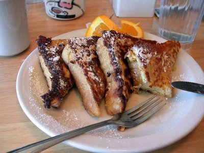 The french toast was yummy