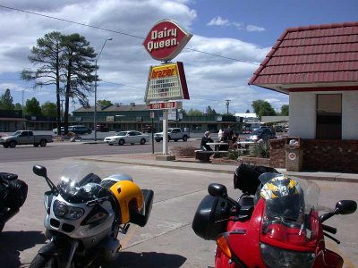Snack stop at the DQ in Payson