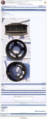 245mm Fan Housing, Magnesium - Not 906 or RSR