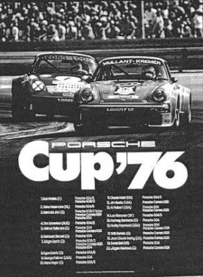 Porsche Cup 76 Ergebnisse 30x40in76x102cm - NLA