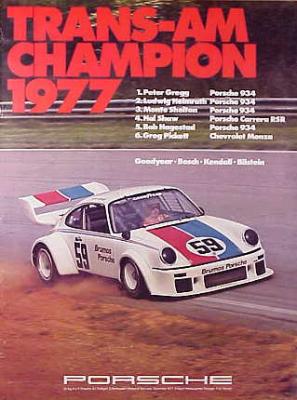 Trans-Am Champion 1977 30x40in76x102cm - Yes! $100
