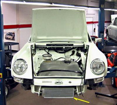 BEHR Oil Cooler installed in 1973 Porsche 911 RSR - Photo 1