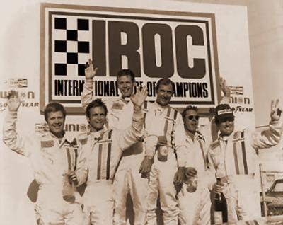 The 1973 IROC finalists after race 3 at Riverside, California