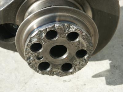 911 RSR Crankshaft - Loose Flywheel Damage (Carl Thompson) Photo 13