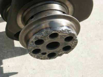 911 RSR Crankshaft - Loose Flywheel Damage (Carl Thompson) Photo 14