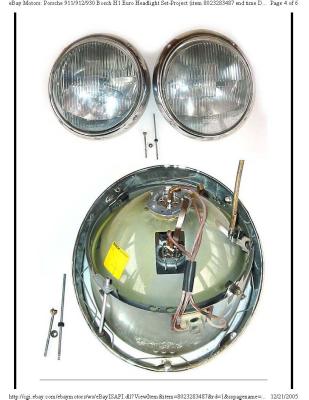 Bosch H1 Dual-Bulb Headlamps eBay Dec212005 $630 - Page 4