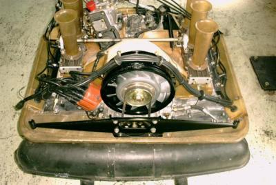 911 ST Race Engine with Center-Pull 3-Bolt Throttle Bodies - Photo 1