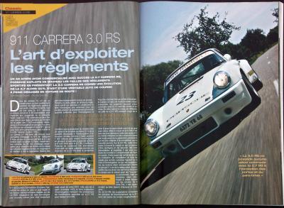 1974 Porsche 911 Carrera 3.0 RS Magazine - Pages 2 and 3