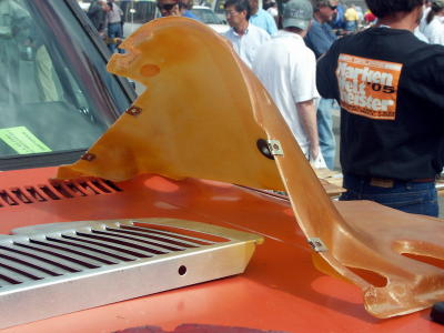 Fiberglass Engine Cover Natural Repro - Photo 3