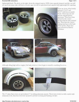 Jack McAllister 1973 Porsche RSR Project - Page 3