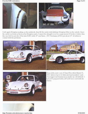 Jack McAllister 1973 Porsche RSR Project - Page 4
