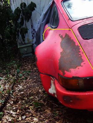 1973 RSR Factory Steel Rear Fenders - Photo 2a