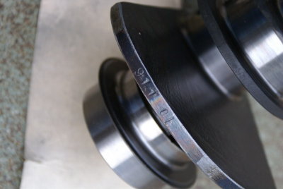 911 RSR Crankshaft, 70.4mm Stroke, 6-Bolt (NOS) s/n F98864 - Photo 4