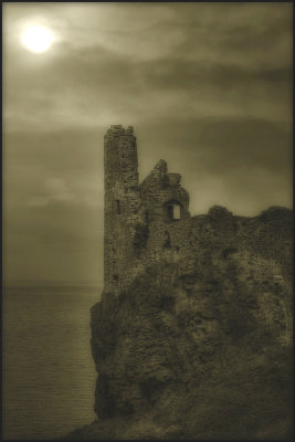 dunure castle ayr (scotland) portrait