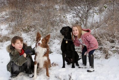 Reece, Echo, Raffa and Ellie