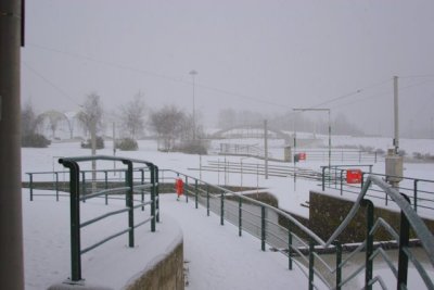 Whiteout, at the whitewater course