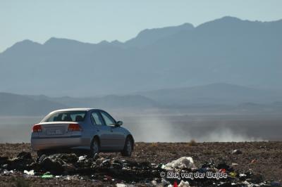 Civic at rubbish