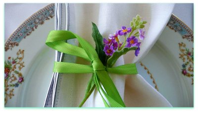 easter place setting