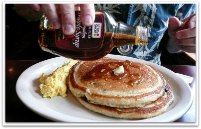 pancakes at the copper kettle