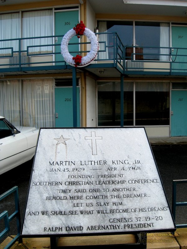 Lorraine Motel in Memphis - place where Martin Luther King, Jr. was assassinated  (04/04/1968)