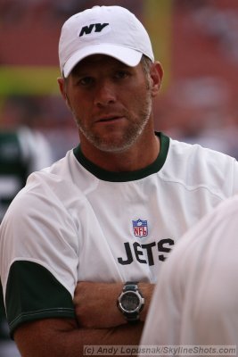 New York Jets QB Brett Favre