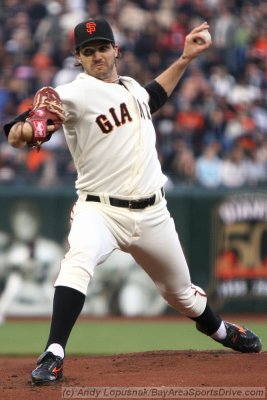 San Francisco Giants pitcher Barry Zito