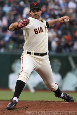 San Francisco Giants pitcher Barry Zito