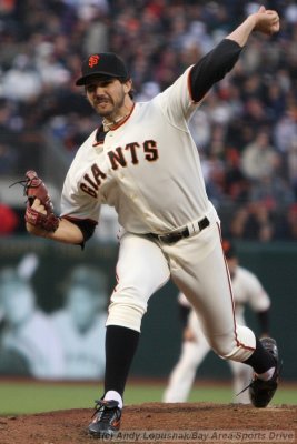 San Francisco Giants pitcher Barry Zito