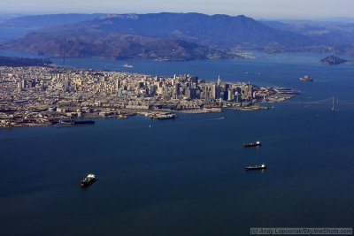 Aerial of San Francisco, CA