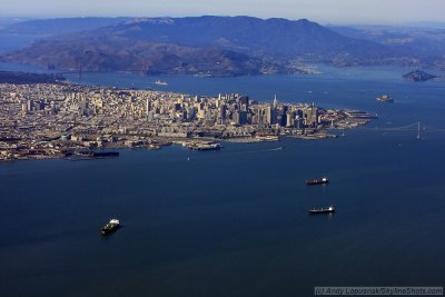 Aerial of San Francisco, CA