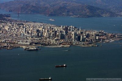 Aerial of San Francisco, CA