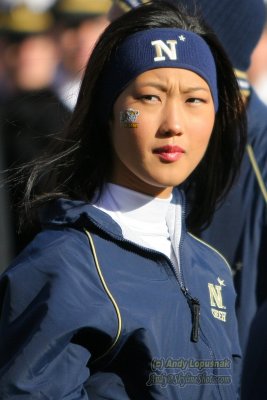 Naval Academy cheerleaders