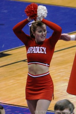Bradley University Cheerleader
