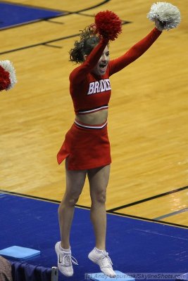 Bradley University cheerleader