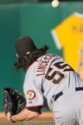 San Francisco Giants pitcher Tim Lincecum