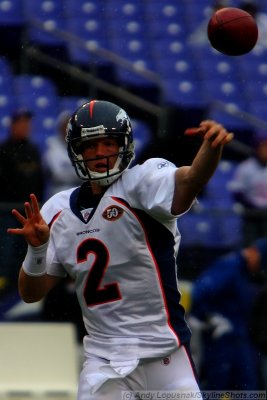 Denver Broncos QB Chris Simms