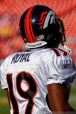 Denver Broncos WR Eddie Royal