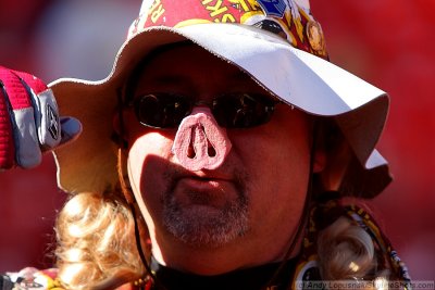 Washington Redskins fan - a real-life Hog