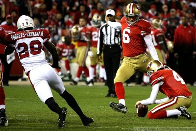 San Francisco 49ers kicker Joe Nedney