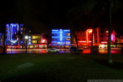 Super Bowl XLIV - South Beach at Night