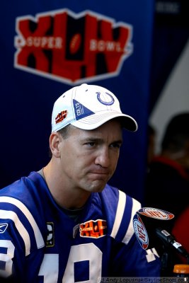 Super Bowl XLIV Media Day: Indianapolis Colts QB Peyton Manning