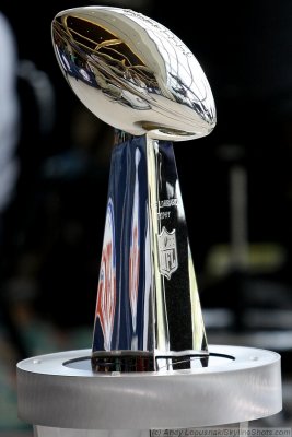Super Bowl XLIV Media Day: The Super Bowl Trophy