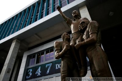 Don Shula statue at Sun Life Stadium
