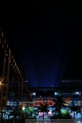 Super Bowl XLIV - Stadium at Night