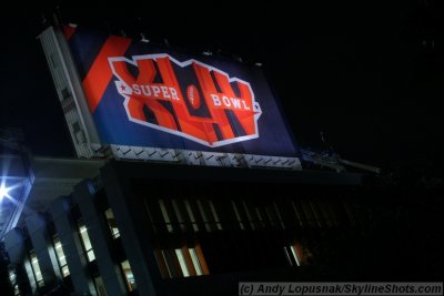 Super Bowl XLIV - Stadium at Night