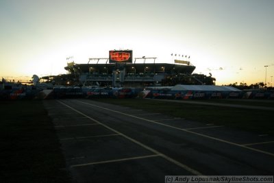 Sunrise over Super Bowl XLIV - Day 6