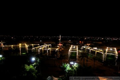 Super Bowl XLIV - Fan Plaza as seen from the stadium