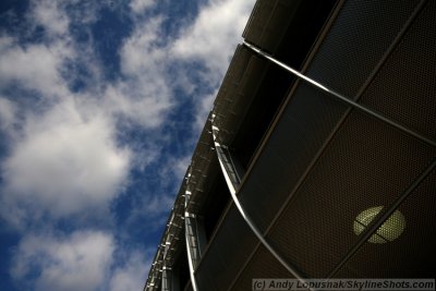 Sun Life Stadium hours before Super Bowl XLIV