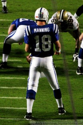 Indianapolis Colts QB Peyton Manning