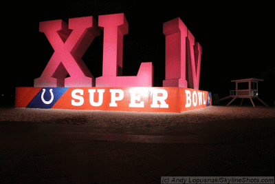 Animated GIF of Super Bowl XLIV artwork